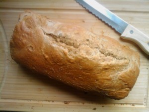 vers gebakken spelt brood