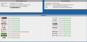 Jotti's malware scanresultaat